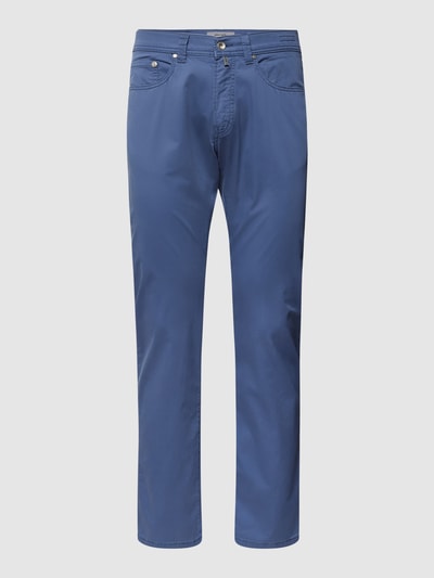 Pierre Cardin Broek met labeldetails, model 'Lyon' Blauw - 2