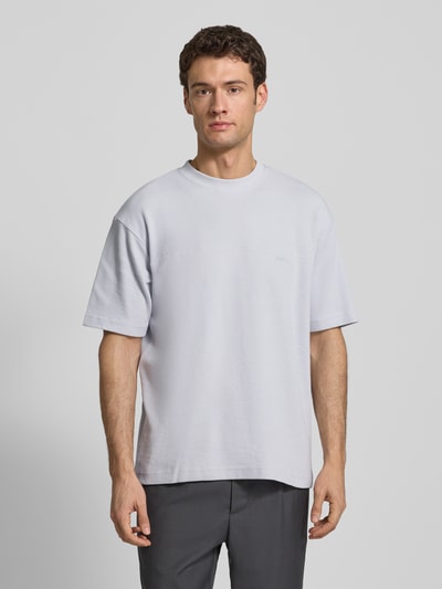 BOSS Orange Regular fit T-shirt van katoenmix model 'TE_HIVE' Mintgroen - 4