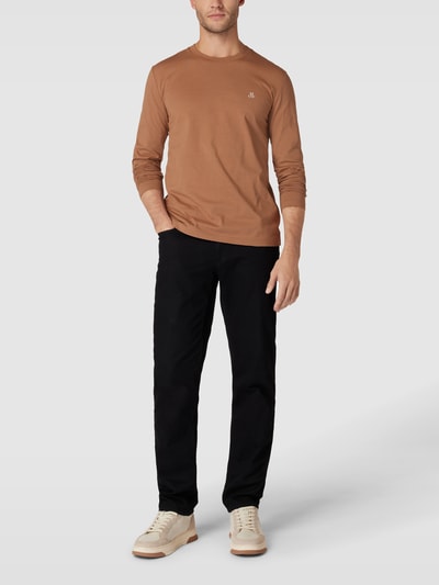 Marc O'Polo Longsleeve aus Bio-Baumwolle Cognac 1