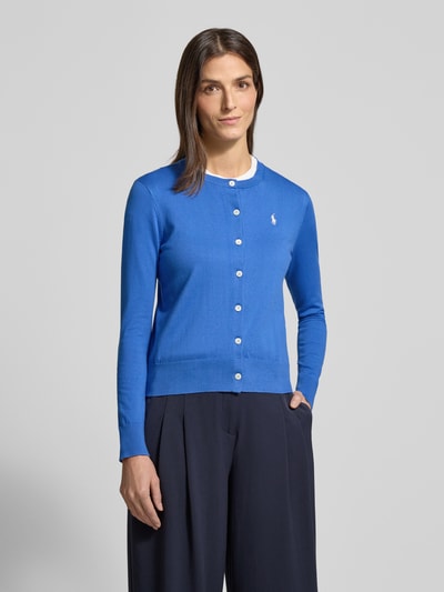Polo Ralph Lauren Regular Fit Strickjacke mit Logo-Stitching Royal 4