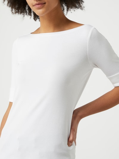 Lauren Ralph Lauren Shirt met boothals, model 'Judy' Wit - 3