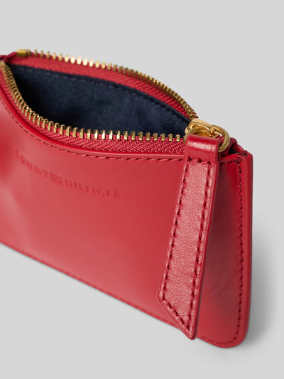 Tommy Hilfiger Portemonnaie aus echtem Rindsleder Modell 'CHARMS MULTI' Rot 3
