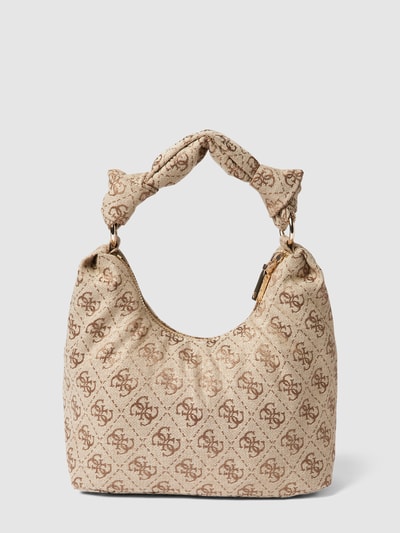 GUESS Handtasche mit Label-Details Modell 'VELINA' Gold 4