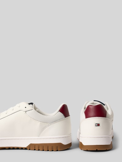 Tommy Hilfiger Lage sneakers van leermix Wit - 2