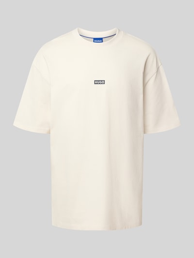 Hugo Blue Regular Fit T-Shirt aus reiner Baumwolle Weiss 2