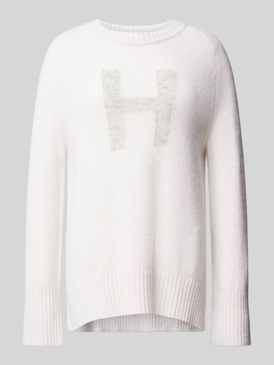 Hemisphere Gebreide pullover met ronde hals Beige - 2