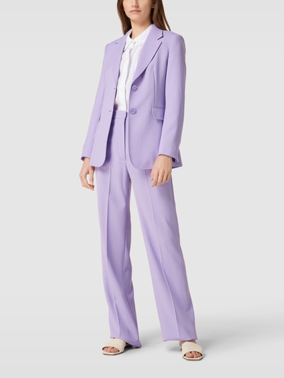 Max Mara Studio Blazer mit Reverskragen Modell 'ROSETTA' Flieder 1