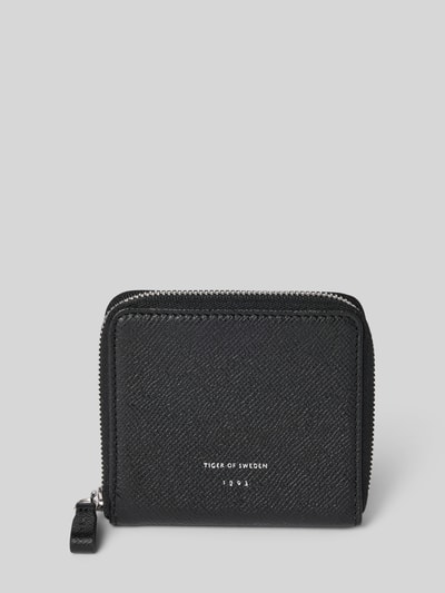 Tiger Of Sweden Portemonnaie mit Label-Print Modell 'WHALE' Black 1