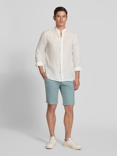 Tom Tailor Slim Fit Chinoshorts aus reiner Baumwolle Mint 1