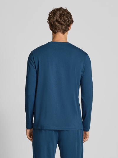 BOSS Regular fit shirt met lange mouwen van katoenmix, model 'MIX&MATCH' Donkerblauw - 5