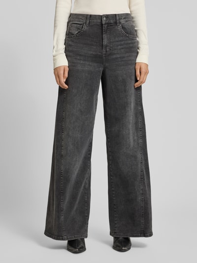 Angels Jeansy z nitami model ‘LIVA SEAM RIVET’ Ciemnoszary 4