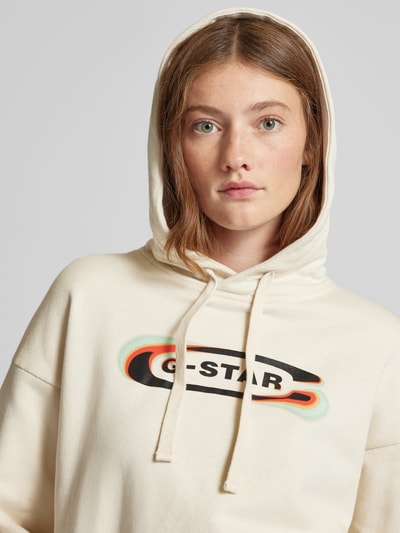 G-Star Raw Sweatshirt met capuchon Ecru - 3