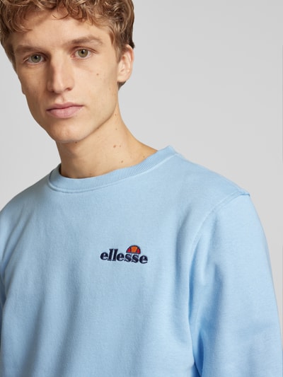 Ellesse Sweatshirt met labelstitching, model 'Fierro' Lichtblauw - 3