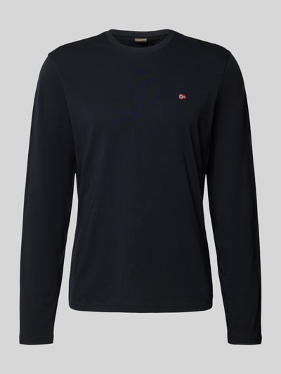 Napapijri Longsleeve mit Logo-Stitching Modell 'Salis' Black 2