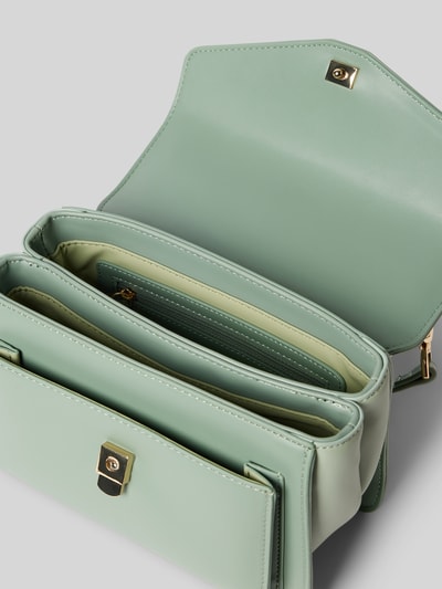 VALENTINO BAGS Handtas met labelapplicatie, model 'VIOLET' Mintgroen - 4