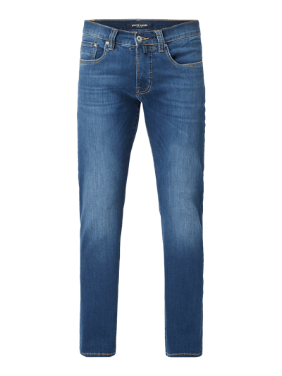 Pierre Cardin Stone-washed straight fit jeans Jeansblauw - 2