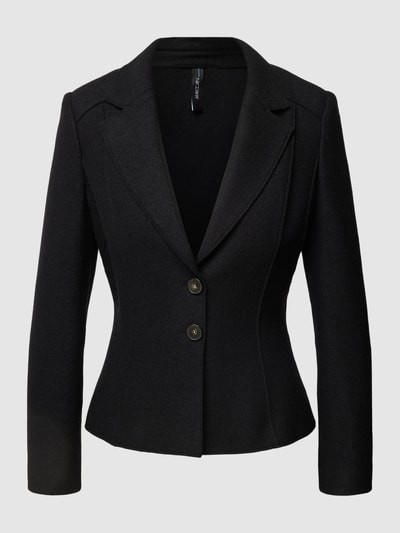 Marc Cain Blazer van scheerwol in effen design Zwart - 2