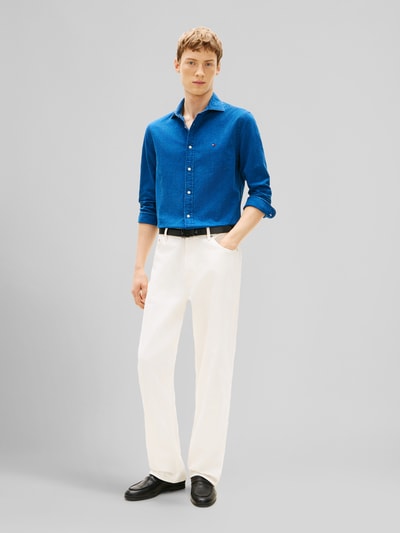 Tommy Hilfiger Freizeithemd aus reiner Baumwolle Dunkelblau 1