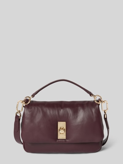 Tommy Hilfiger Crossbody Bag aus Sschafsnappa mit Label-Detail Bordeaux 2