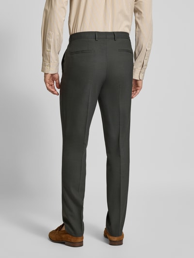 BOSS Pantalon met steekzakken, model 'Leon' Donkergroen - 5