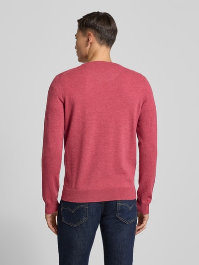 Fynch-Hatton Regular Fit Pullover mit Kaschmir-Anteil Modell 'Merino' Kirsche 5
