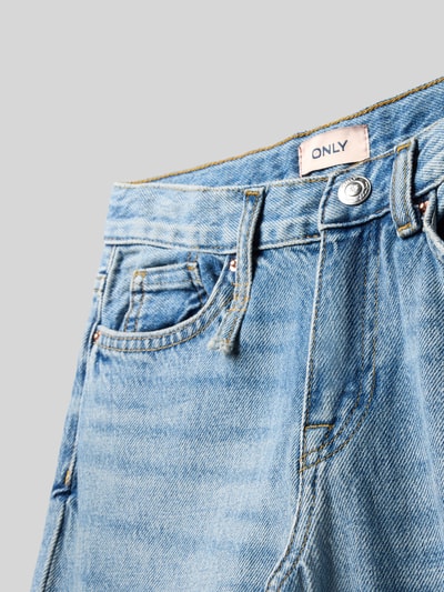 Only High Rise Jeans aus reiner Baumwolle Modell 'BROOME' Blau 2