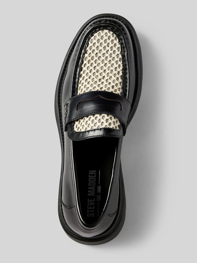 Steve Madden Loafer mit Kontrastbesatz Modell 'RAIDEN' Black 3