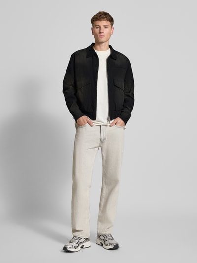 Don´t Waste Culture Jack met labeldetail, model 'Lenoria' Antraciet - 1