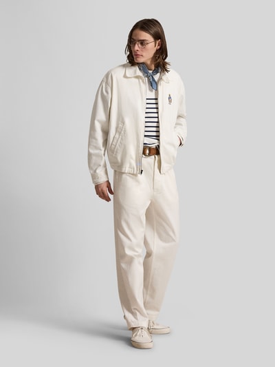 Polo Ralph Lauren relaxed fit blouson met polo bear stitching model 'TEDDY BP' Wit - 1