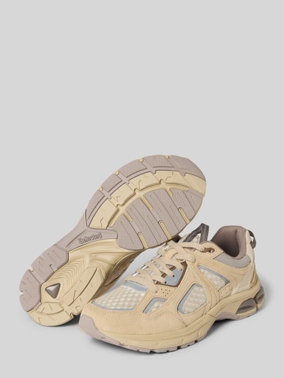 SELECTED HOMME Lage sneakers van echt rundersuède, model 'RONAN' Beige - 4