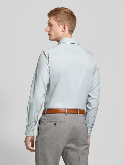 BOSS Slim Fit Business-Hemd mit Kentkragen Modell 'Hank' Gruen 5