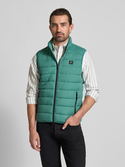 Marc O'Polo Regular Fit Steppweste mit Reißverschlusstaschen Mint 4