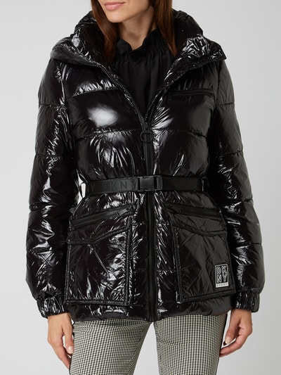 DKNY PERFORMANCE Steppjacke in Lack-Optik - wattiert Black 4