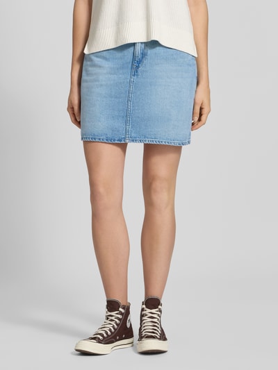 G-Star Raw Jeansrock mit 5-Pocket-Design Modell 'Viktoria' Hellblau 4