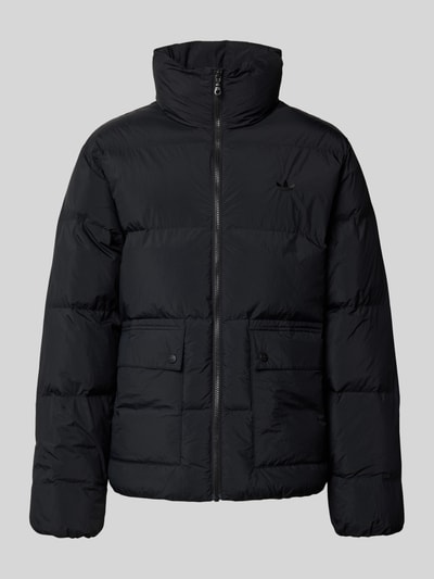 adidas Originals Kurtka pikowana z zamkiem błyskawicznym Czarny 2