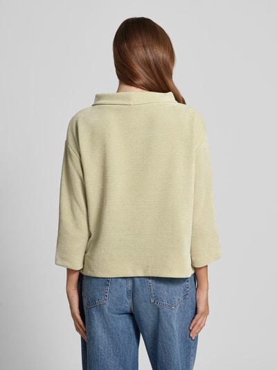 OPUS Sweatshirt met 3/4-mouwen, model 'Goheme' Mintgroen - 5