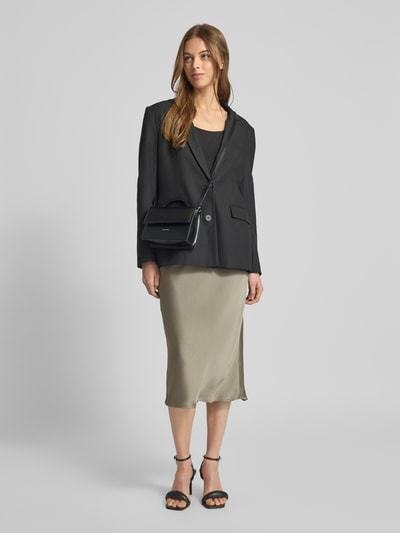 Samsøe Samsøe Spódnica midi z elastycznym pasem model ‘AGNETA’ Oliwkowy 1