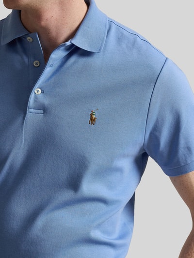 Polo Ralph Lauren regular fit poloshirt van puur katoen Lichtblauw - 3