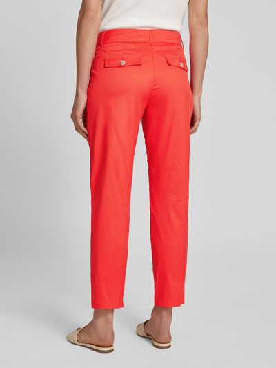 Christian Berg Woman Tapered Fit Chino mit verkürztem Schnitt Orange 5