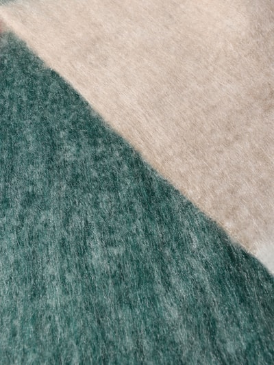 HUGO Schal mit Fransen Modell ''ELYZA' Mauve 2