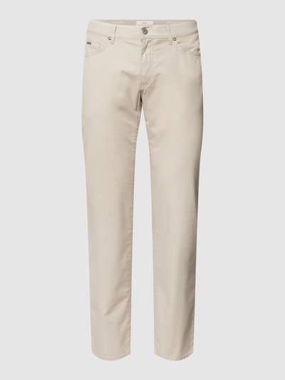 Brax Straight Fit Chino mit 5-Pocket-Design Modell 'Cadiz' Beige 2