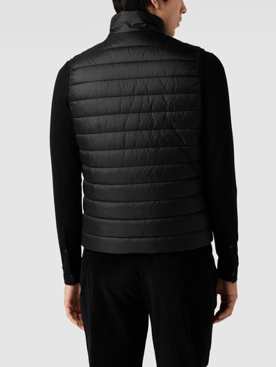 HUGO Bodywarmer met labelprint, model 'BENTINO' Zwart - 5