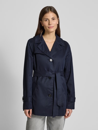 s.Oliver RED LABEL Kurzer Trenchcoat mit Bindegürtel Marine 4