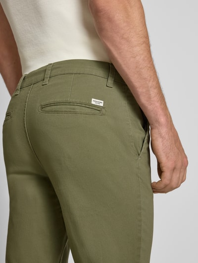 Jack & Jones Slim Fit Hose mit Eingrifftaschen Modell 'MARCO' Oliv 3
