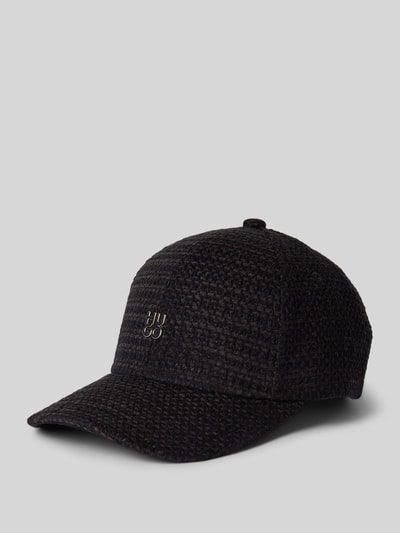 HUGO Basecap mit Label-Detail Modell 'Ally' Black 1