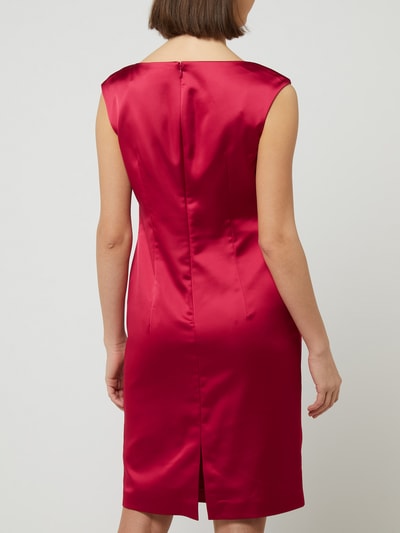 Christian Berg Cocktail Cocktailkleid aus Satin Kirsche 5