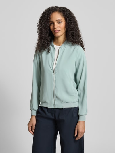 VERO MODA Regular Fit Bomberjacke mit College-Kragen Modell 'COCO' Schilf 4