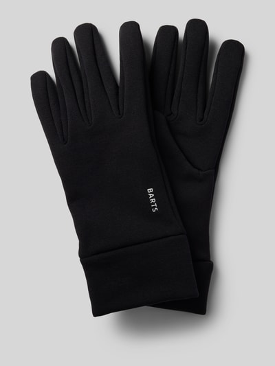 Barts Handschuhe mit Label-Print Modell 'POWERSTRETCH' Black 1