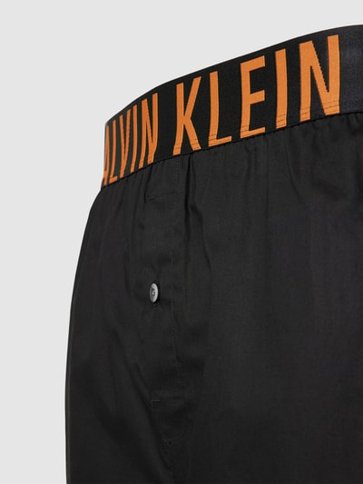 Calvin Klein Underwear Boxershort met elastische logoband in een set van 2 stuks Zwart - 2