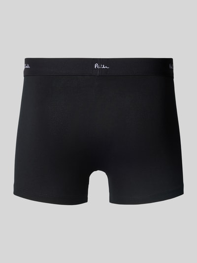 PAUL SMITH Trunks mit elastischem Logo-Bund im 3er-Pack Black 3